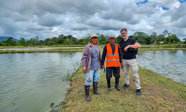 A fish woven into Amazonian culture